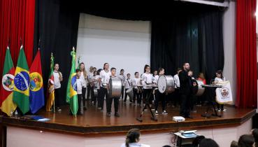 Audio marca a retomada da Banda Municipal de Sananduva