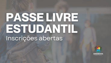Inscries Abertas para o Programa Passe Livre Estudantil  2 Semestre de 2025